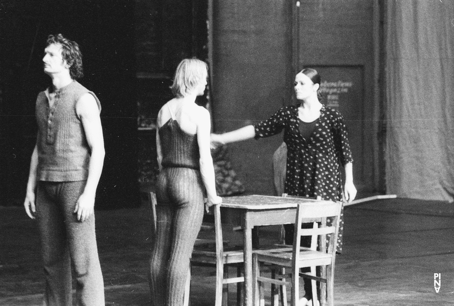 Dominique Mercy, Jan Minařík and Malou Airaudo in “Adagio – Five Songs by Gustav Mahler” by Pina Bausch