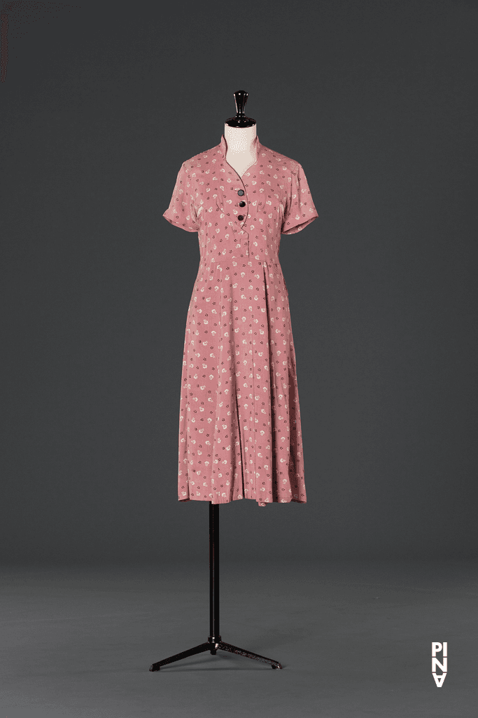 Short dress worn by Monika Wacker in “Adagio – Five Songs by Gustav Mahler” by Pina Bausch