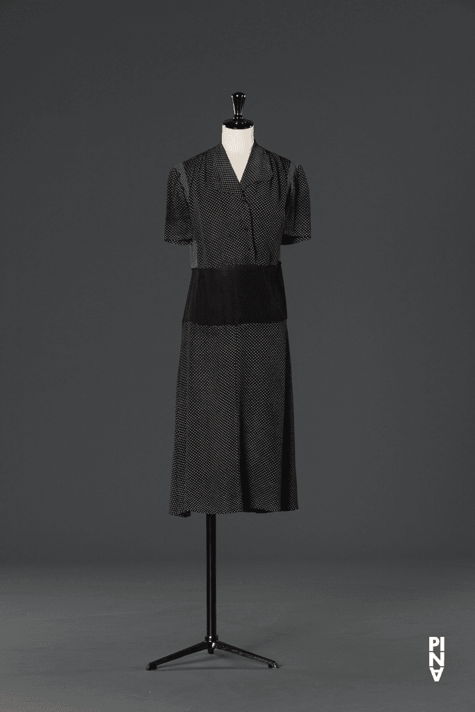 Short dress worn by Josephine Ann Endicott in “Adagio – Five Songs by Gustav Mahler” by Pina Bausch