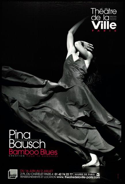 Poster for “Bamboo Blues” by Pina Bausch in Paris, 06/16/2008 – 07/02/2008