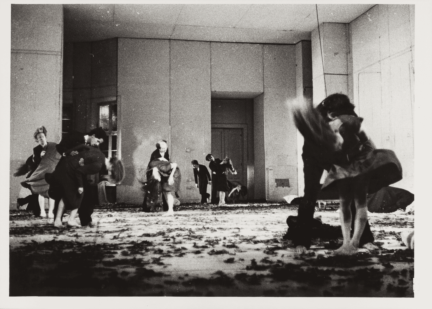 Jacques Patarozzi, Arnaldo Alvarez and John Giffin in “Bluebeard. While Listening to a Tape Recording of Béla Bartók's Opera "Duke Bluebeard's Castle"” by Pina Bausch