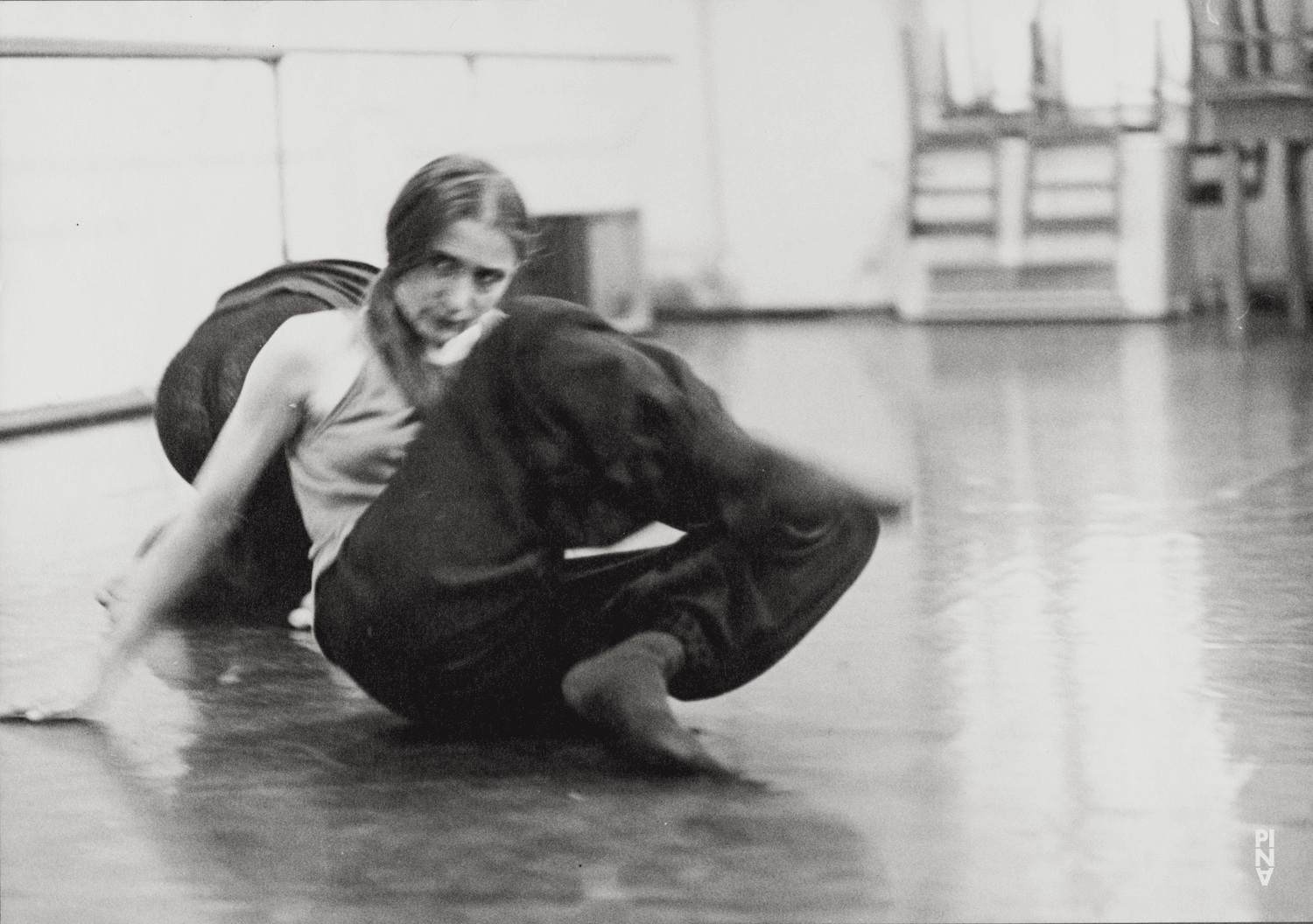 Pina Bausch in “Café Müller” by Pina Bausch