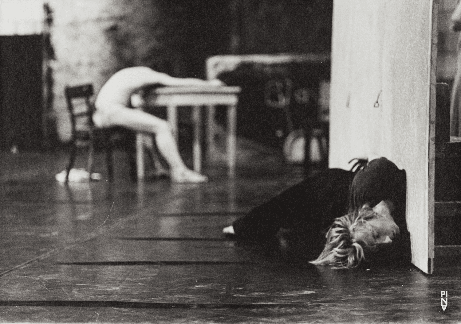 Dominique Mercy and Malou Airaudo in “Café Müller” by Pina Bausch
