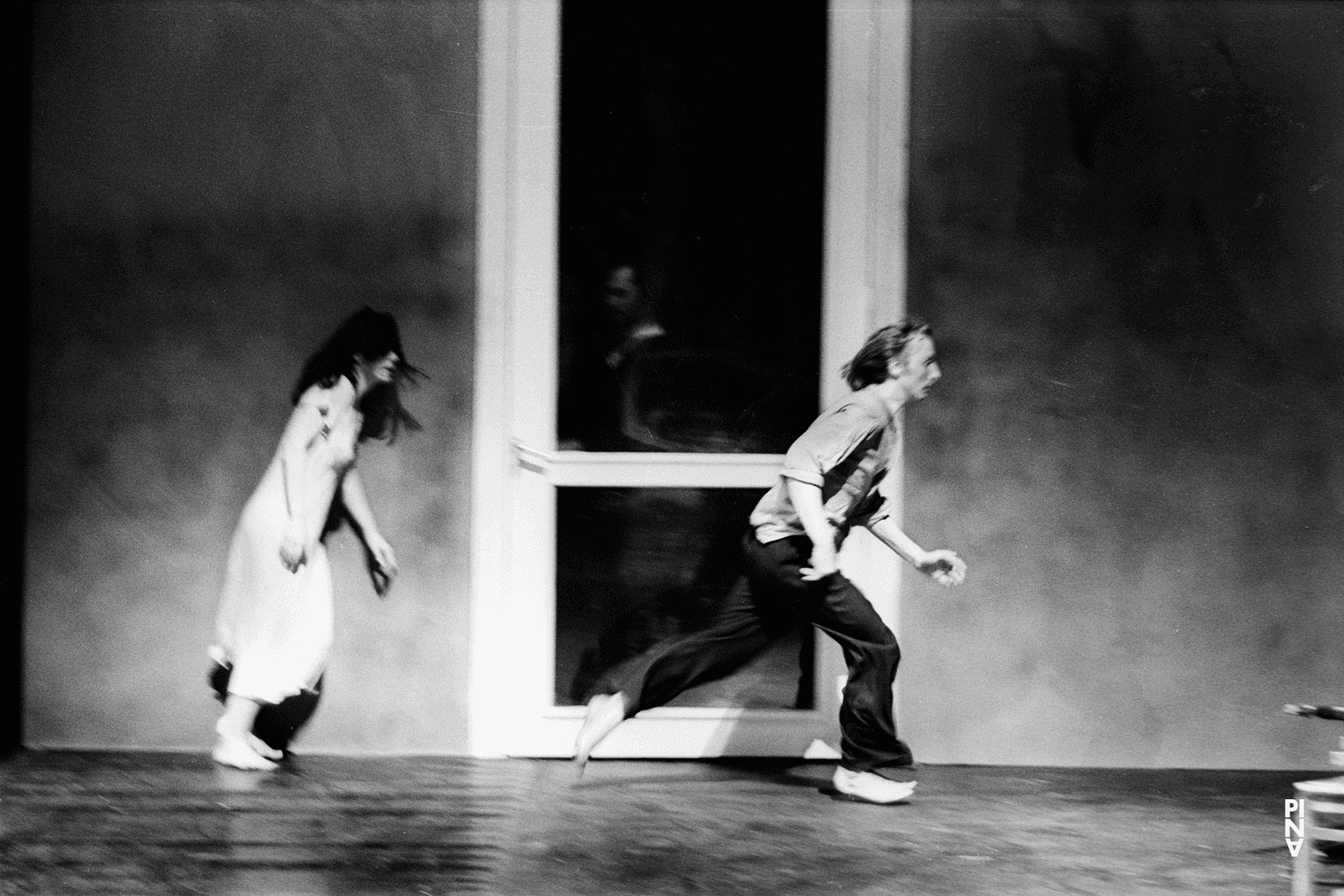 Dominique Mercy, Malou Airaudo and Rolf Borzik in “Café Müller” by Pina Bausch