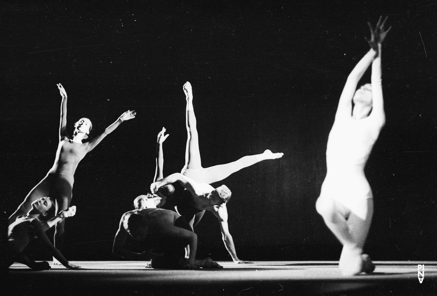 Photograph of Pina Bausch, Michael Diekamp and Hiltrud Blanck