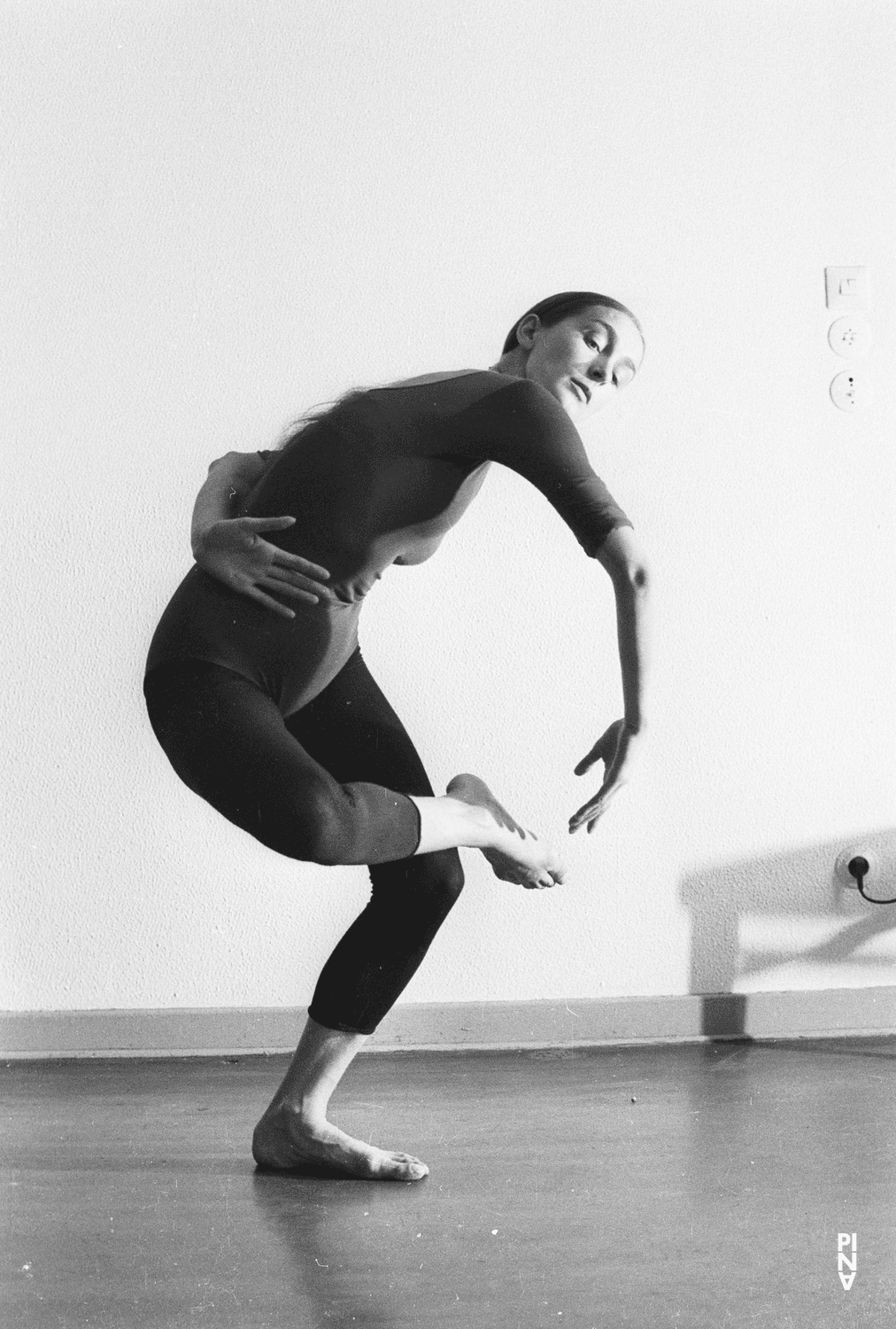 Pina Bausch at a rehearsal for "Im Wind der Zeit" by Pina Bausch