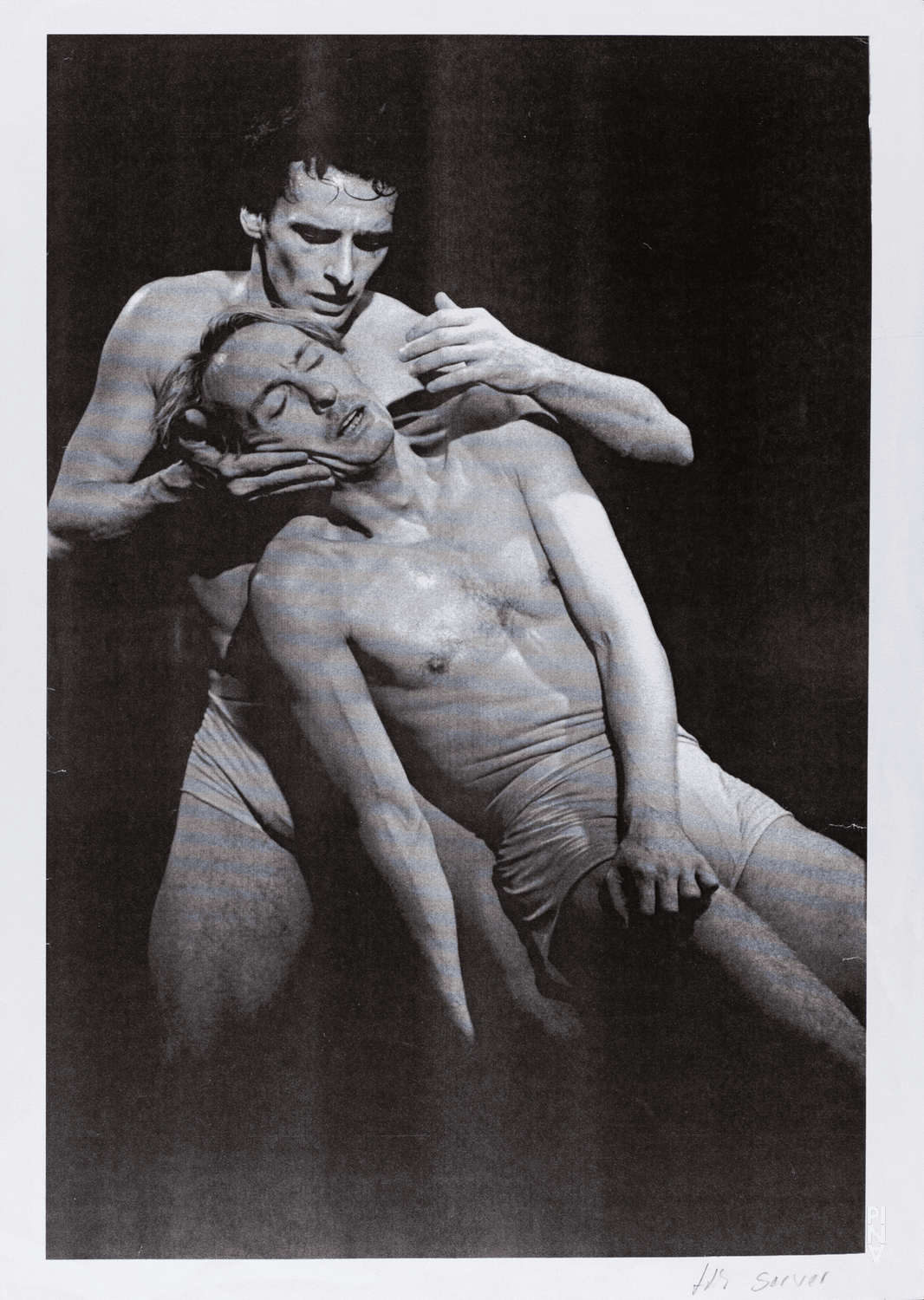 Dominique Mercy and Bernd Uwe Marszan in “Iphigenie auf Tauris” by Pina Bausch