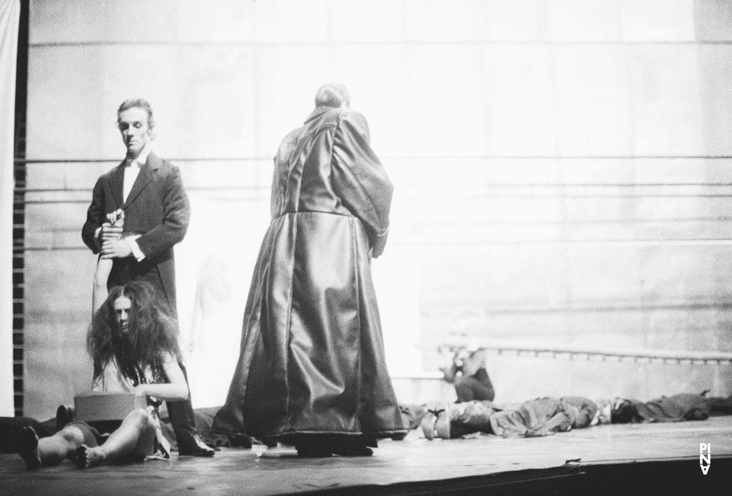 Malou Airaudo, Jan Minařík and John Giffin in “Iphigenie auf Tauris” by Pina Bausch