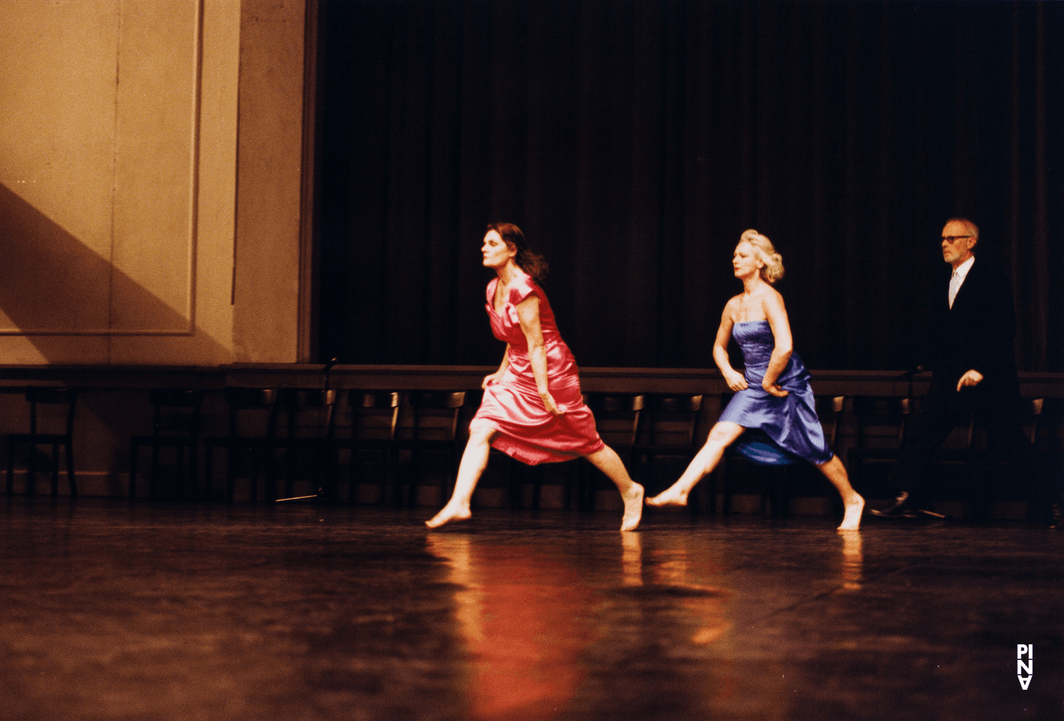 Edith Rudorff, Karl-Heinz Buchwald and Jutta Geike in “Kontakthof. With Ladies and Gentlemen over 65” by Pina Bausch