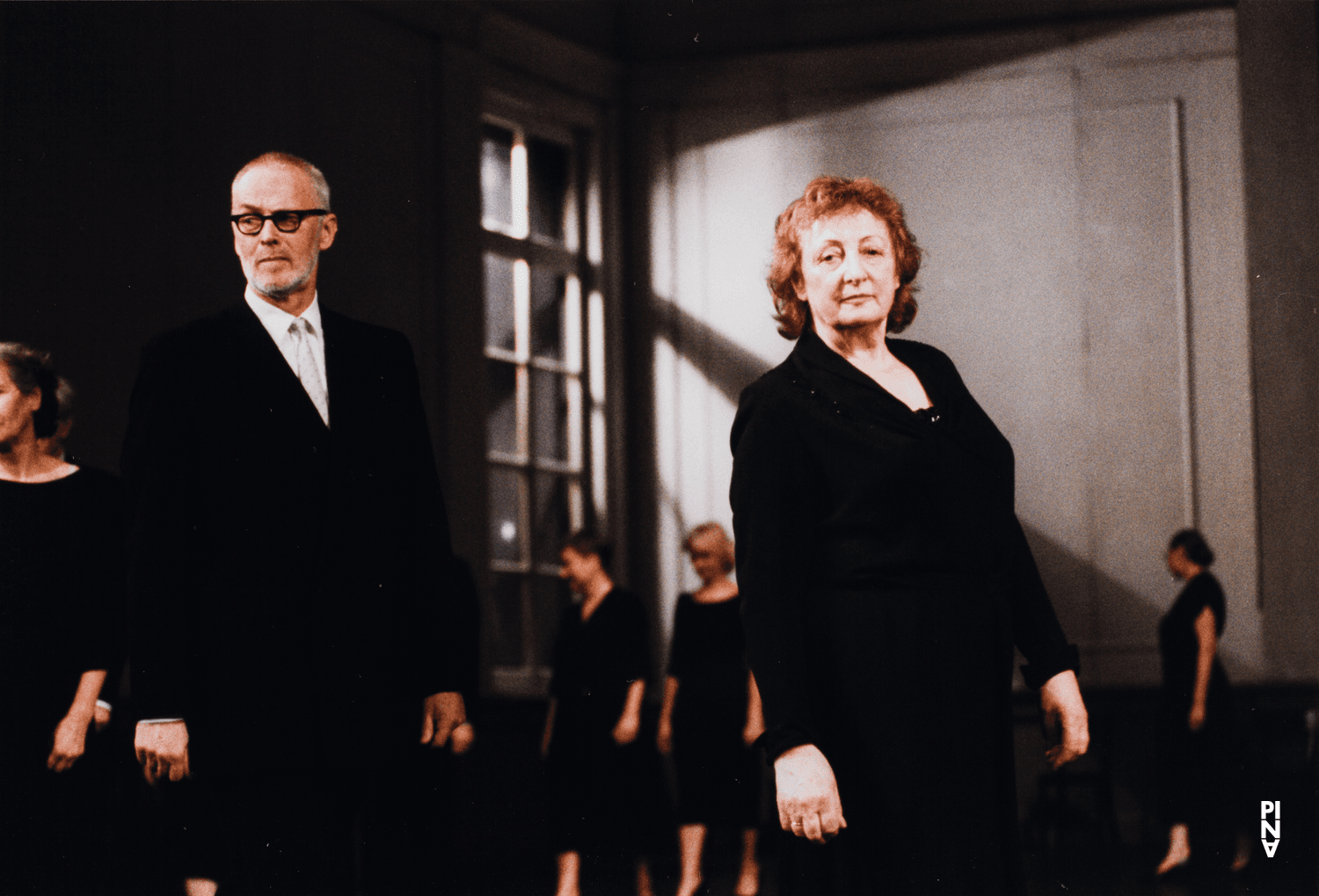 Inge Glebe und Karl-Heinz Buchwald in „Kontakthof. Mit Damen und Herren ab „65““ von Pina Bausch