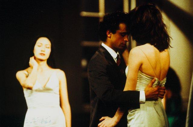 Jorge Puerta Armenta and Nayoung Kim in “Kontakthof” by Pina Bausch with Tanztheater Wuppertal at Schauspielhaus Wuppertal (Germany), Feb. 21, 2000