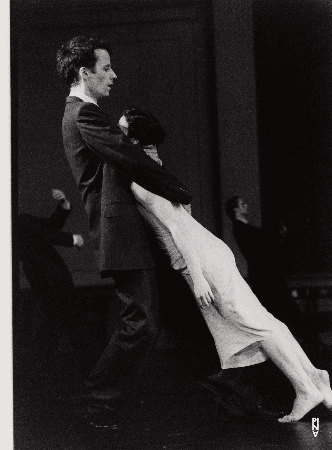 Stephan Brinkmann in “Kontakthof” by Pina Bausch with Tanztheater Wuppertal at Schauspielhaus Wuppertal (Germany), Feb. 21, 2000