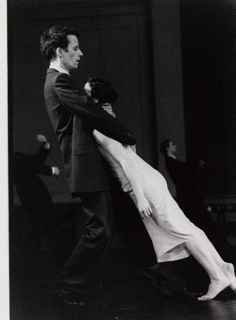 Stephan Brinkmann in “Kontakthof” by Pina Bausch with Tanztheater Wuppertal at Schauspielhaus Wuppertal (Germany), Feb. 21, 2000