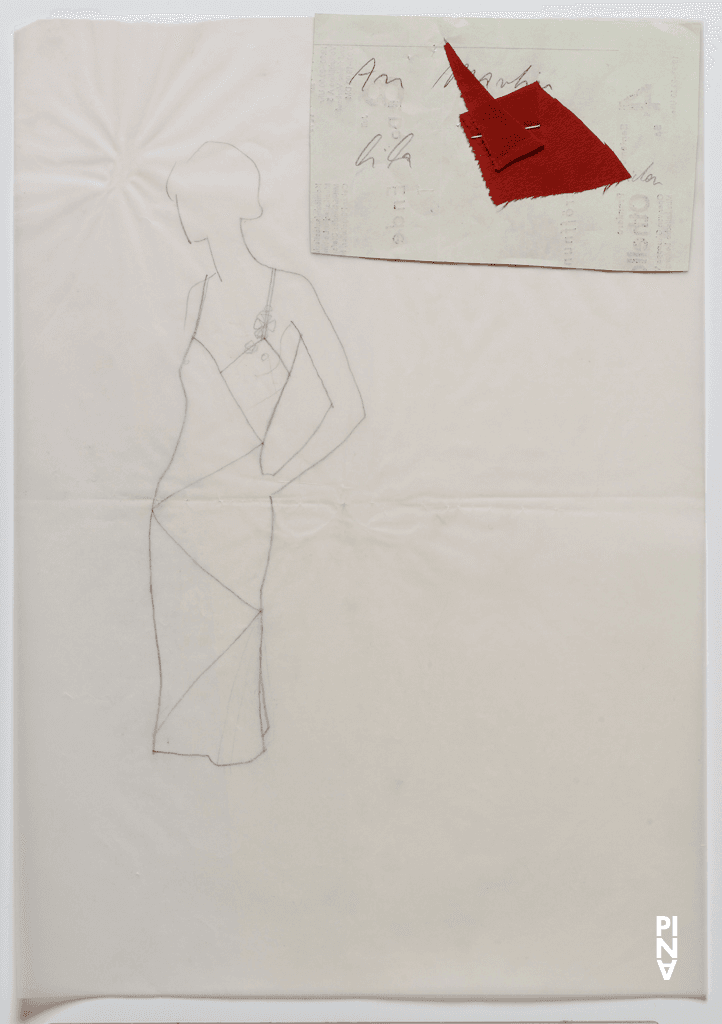 Drawing: Rolf Borzik © Pina Bausch Foundation