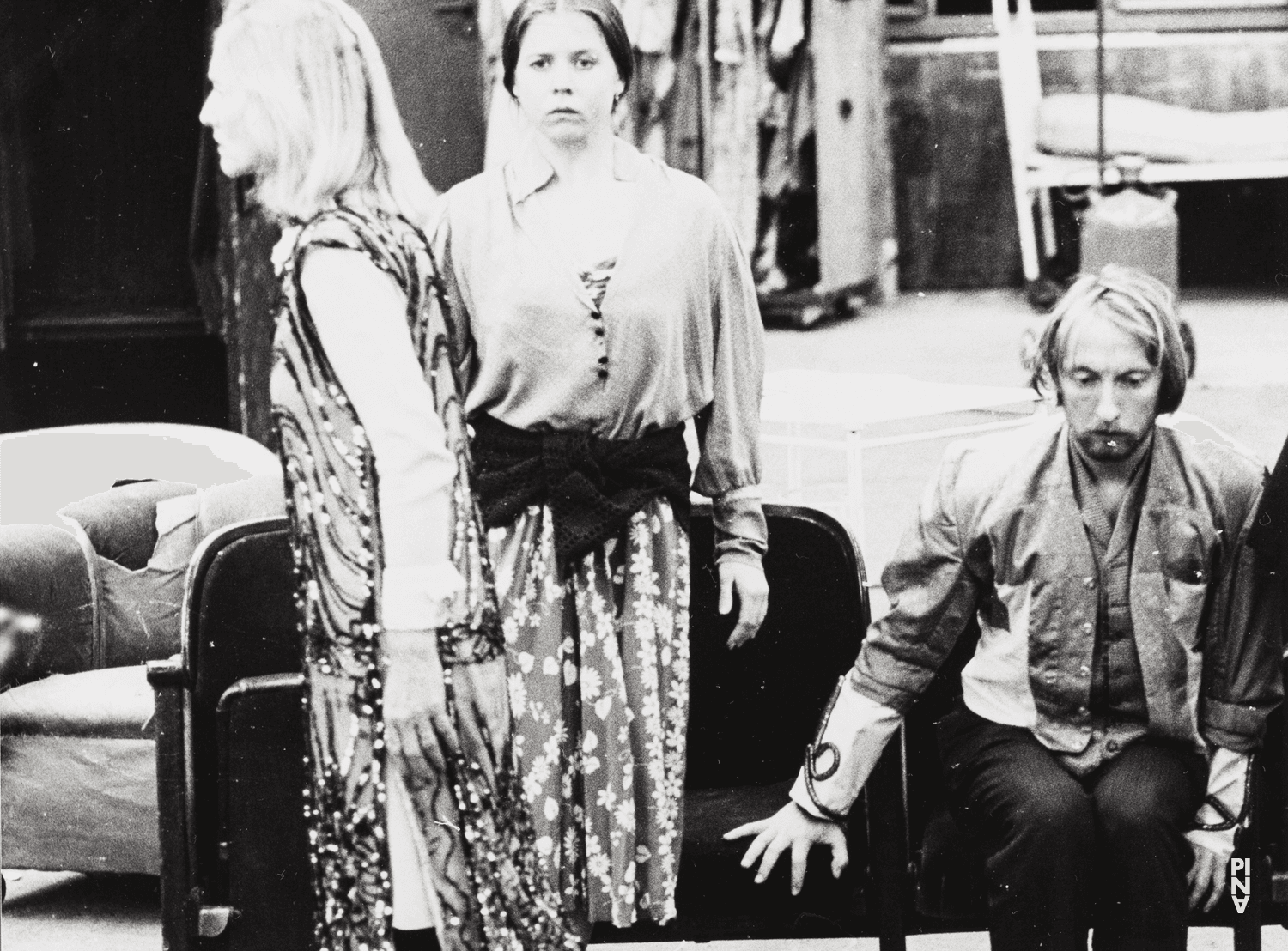 Soňa Červená, Dominique Mercy and Josephine Ann Endicott in “He Takes Her by The Hand and Leads Her Into the Castle, The Others Follow” by Pina Bausch