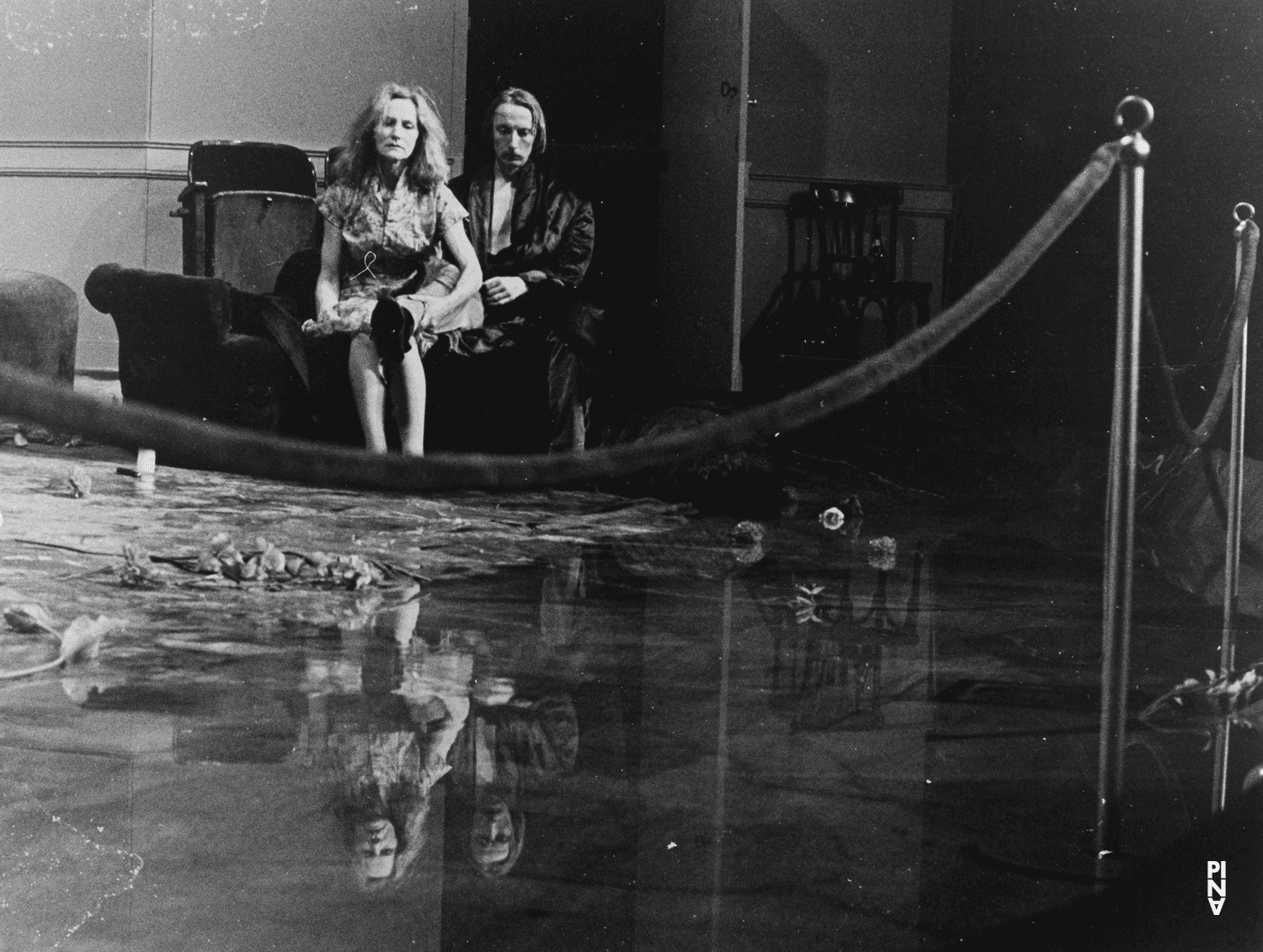 Dominique Mercy and Soňa Červená in “He Takes Her by The Hand and Leads Her Into the Castle, The Others Follow” by Pina Bausch