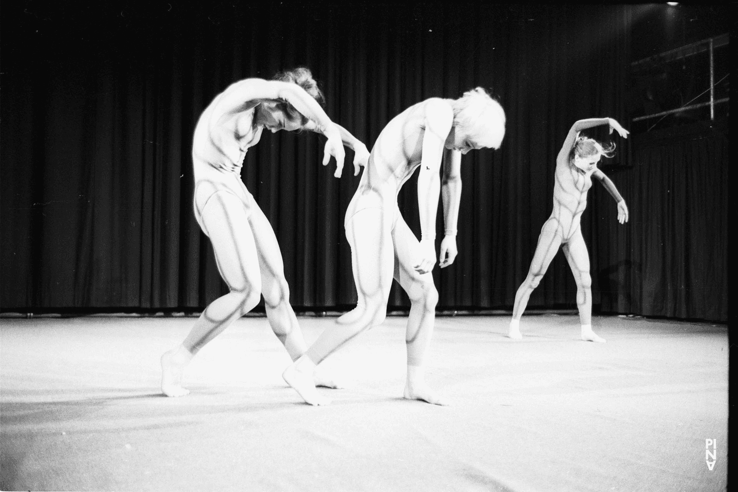 Fridel Deharde, Marlis Alt and Ulrike Baehr in “Nachnull (After Zero)” by Pina Bausch