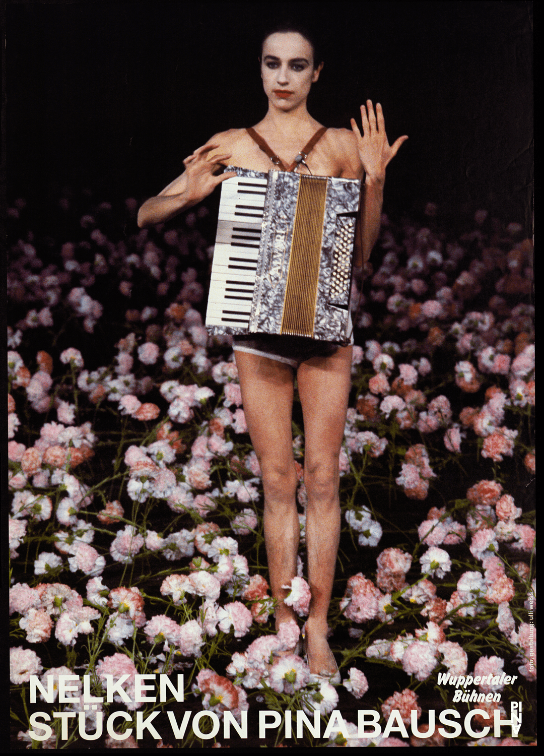 Plakat zu „Nelken“ von Pina Bausch