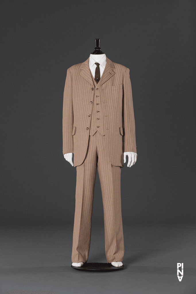 Suit worn by Lutz  Förster in “Nelken (Carnations)” by Pina Bausch