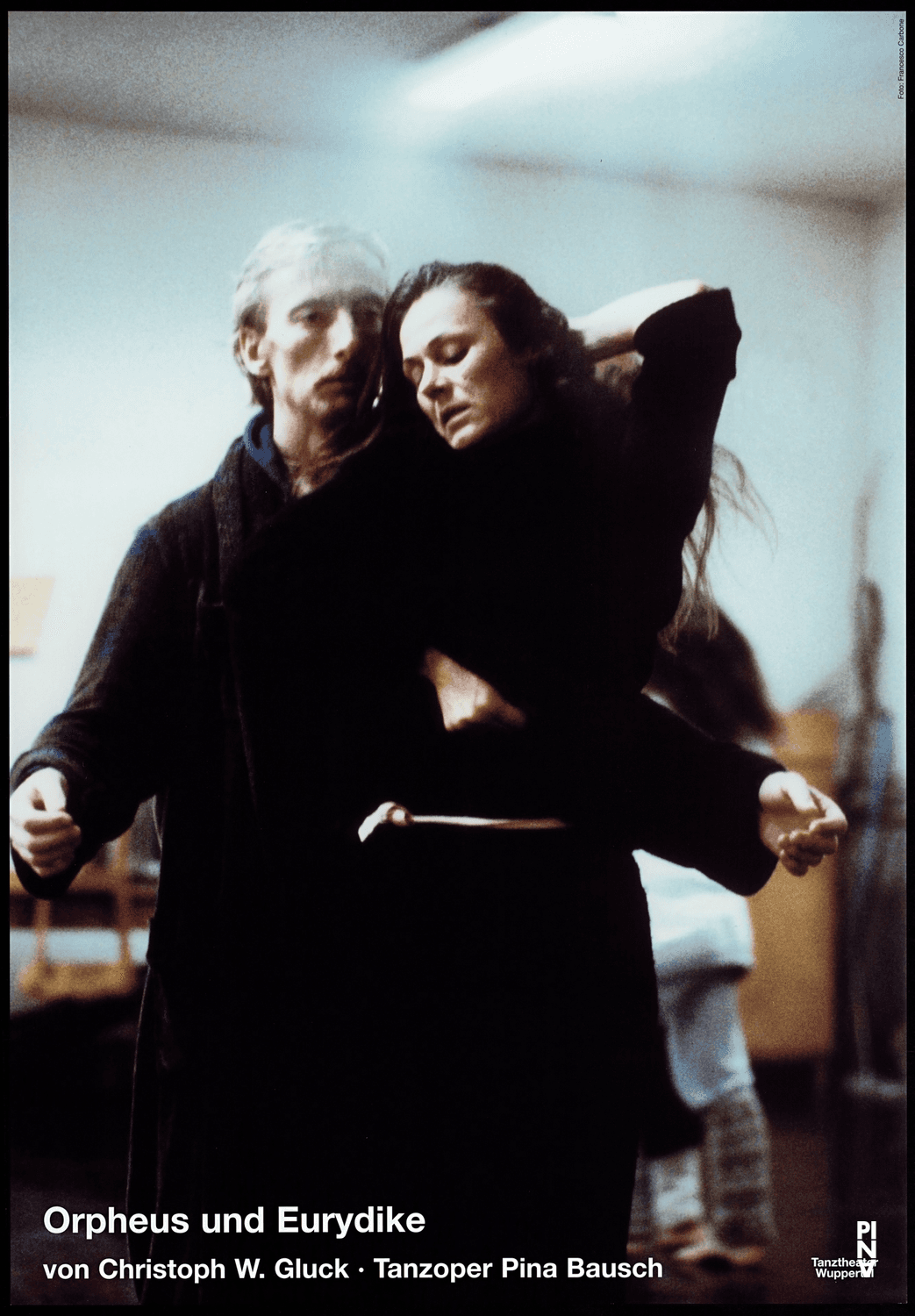 Plakat zu „Orpheus und Eurydike“ von Pina Bausch