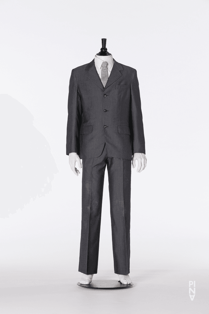 Suit worn by Dominique Mercy in “Renate wandert aus (Renate Emigrates)” by Pina Bausch