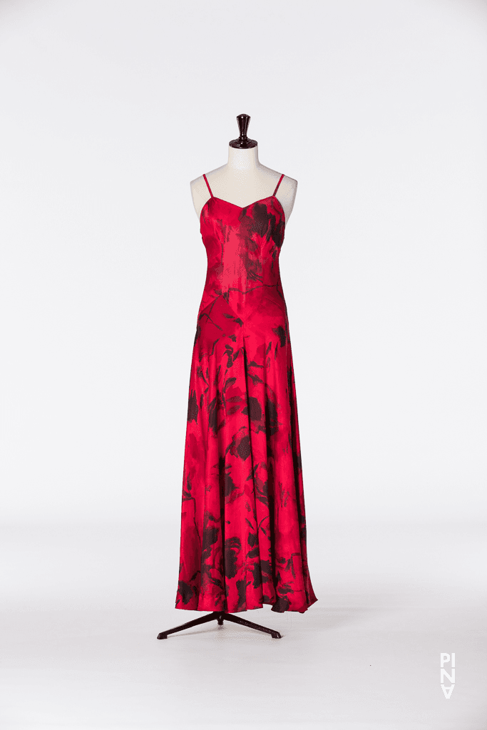 Long dress worn by Cristiana Morganti in “Rough Cut” by Pina Bausch