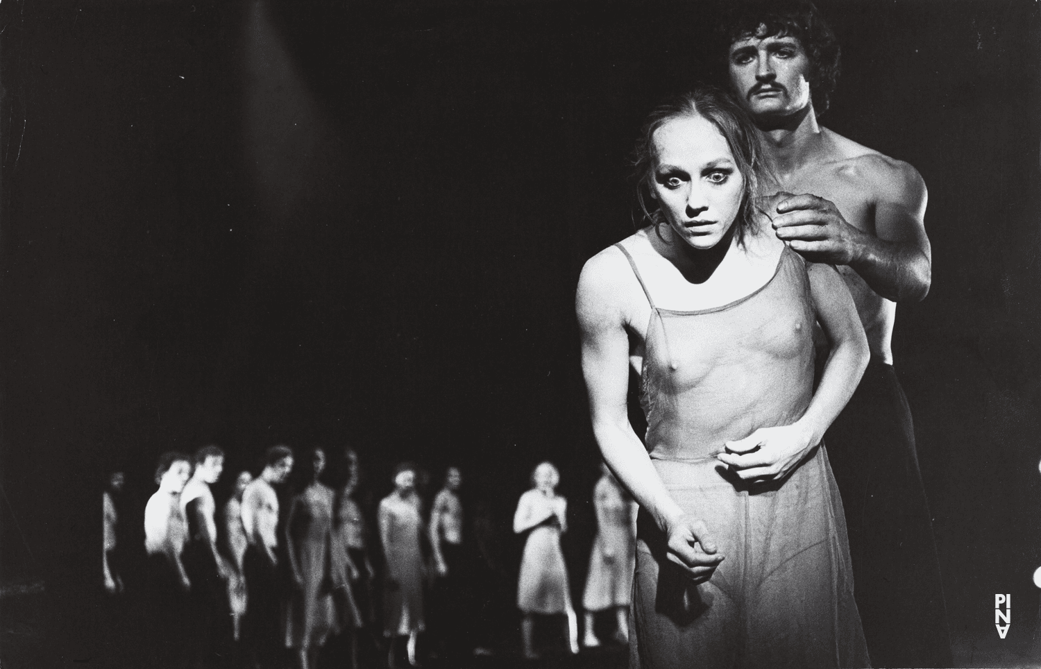 Marlis Alt and Jan Minařík in “The Rite of Spring” by Pina Bausch