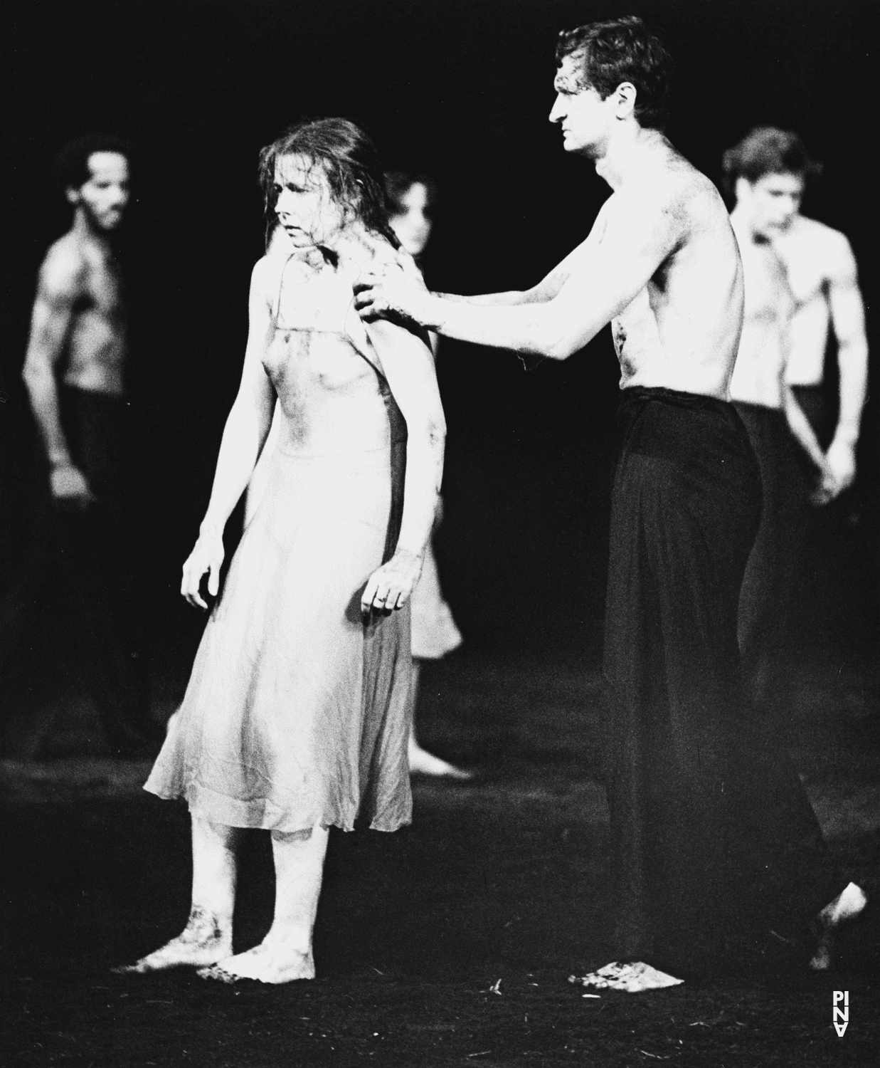 Jan Minařík and Josephine Ann Endicott in “The Rite of Spring” by Pina Bausch