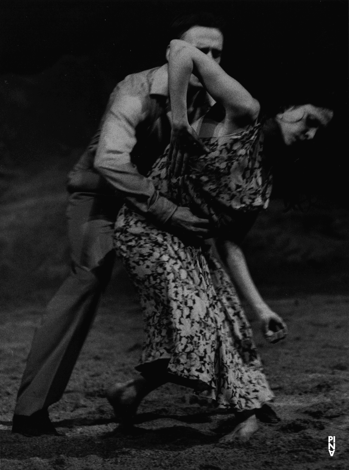 Ruth Amarante and Bernd Uwe Marszan in “Das Stück mit dem Schiff (The Piece with the Ship)” by Pina Bausch