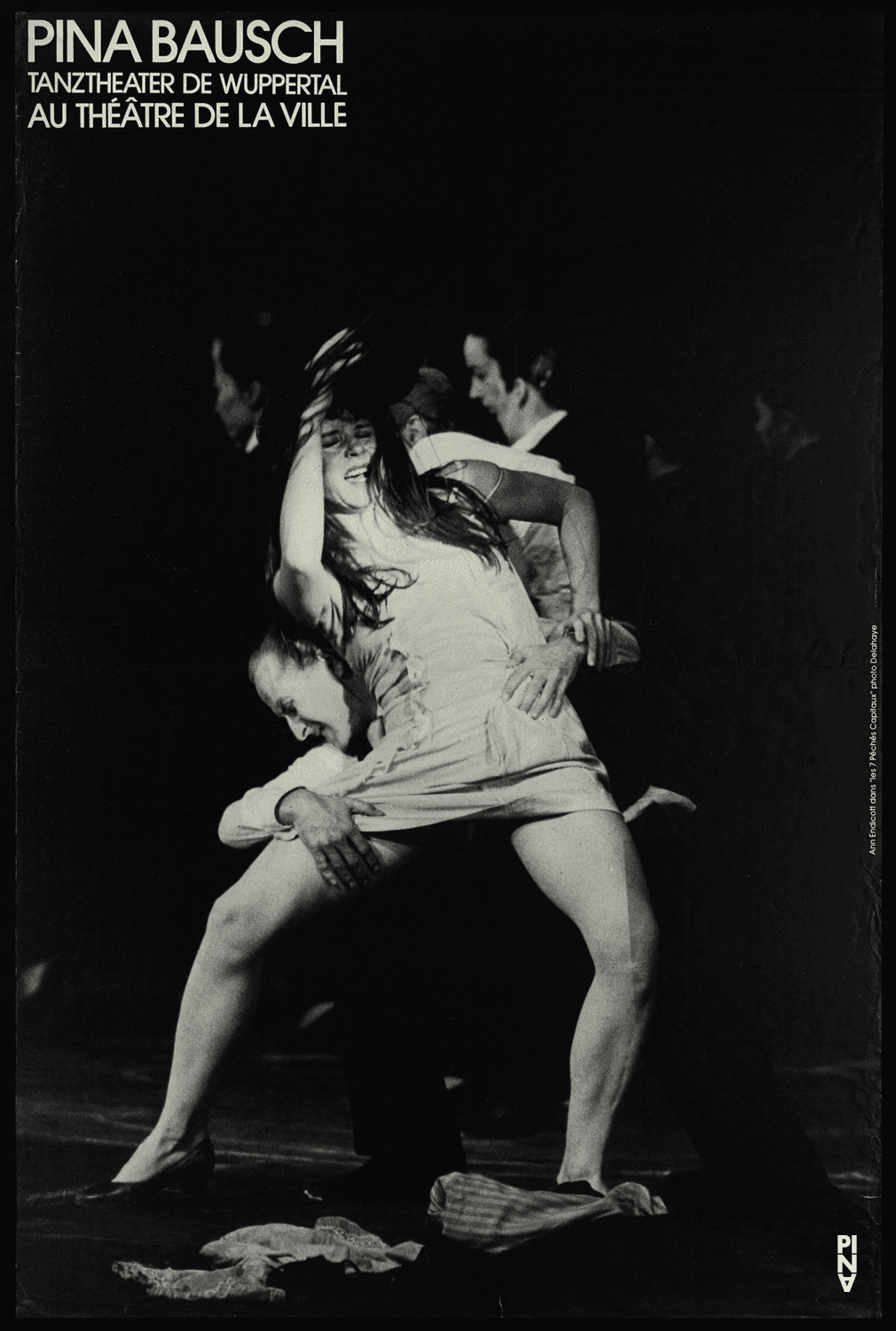 Affiche de « Les Sept Péchés capitaux » de Pina Bausch à Paris