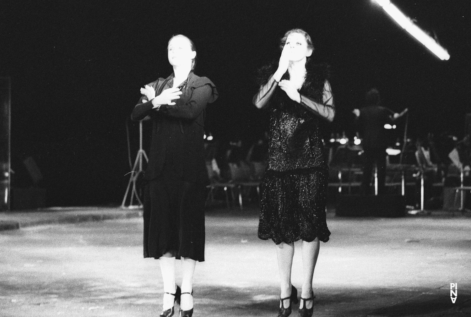 Josephine Ann Endicott and Colleen Finneran-Meessmann in “The Seven Deadly Sins” by Pina Bausch