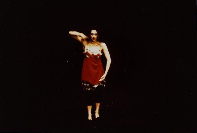 Cristiana Morganti in “Ein Trauerspiel” by Pina Bausch at Schauspielhaus Wuppertal, season 1993/94