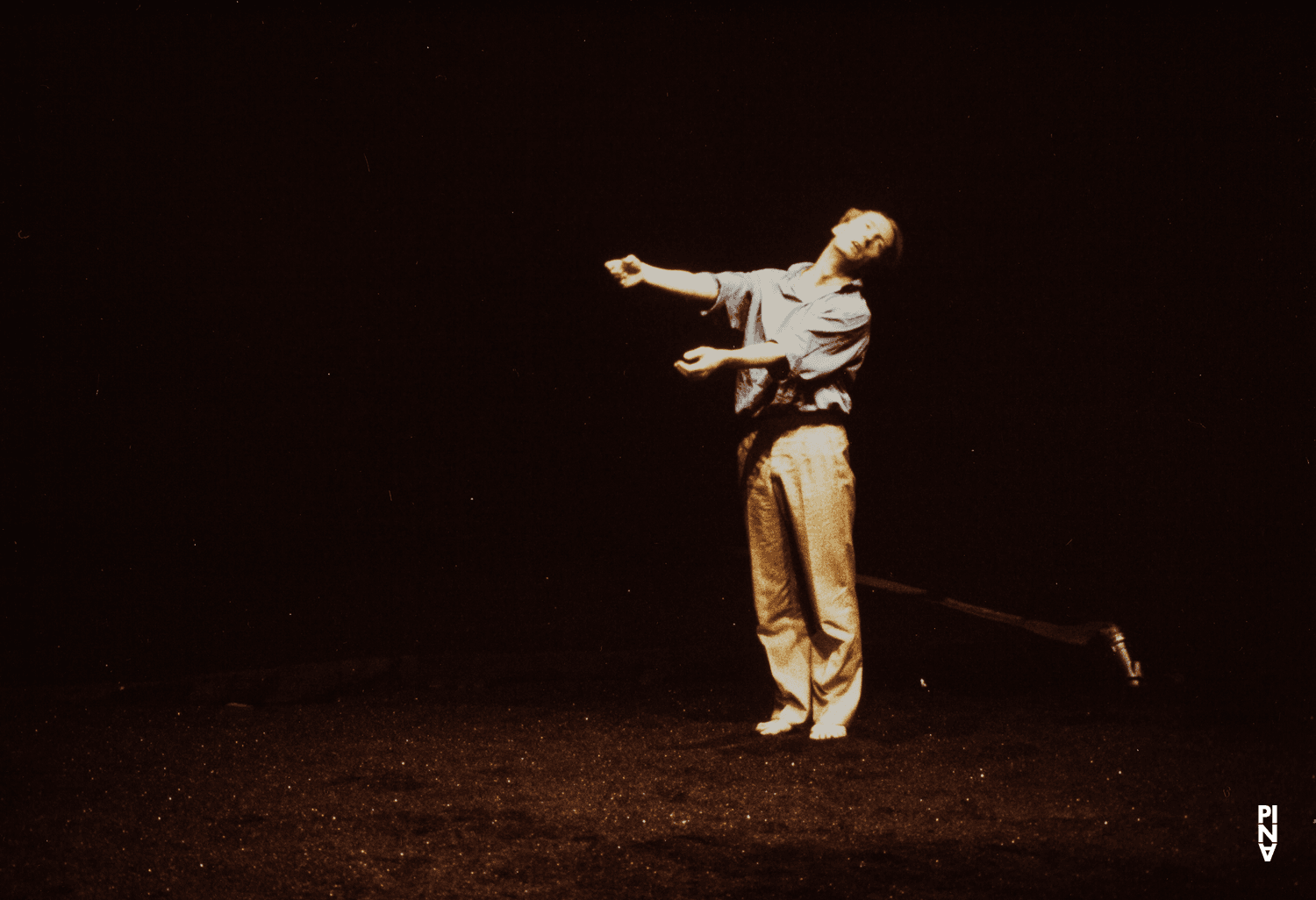 Dominique Mercy in „Ein Trauerspiel“ von Pina Bausch im Schauspielhaus Wuppertal, Spielzeit 1993/94
