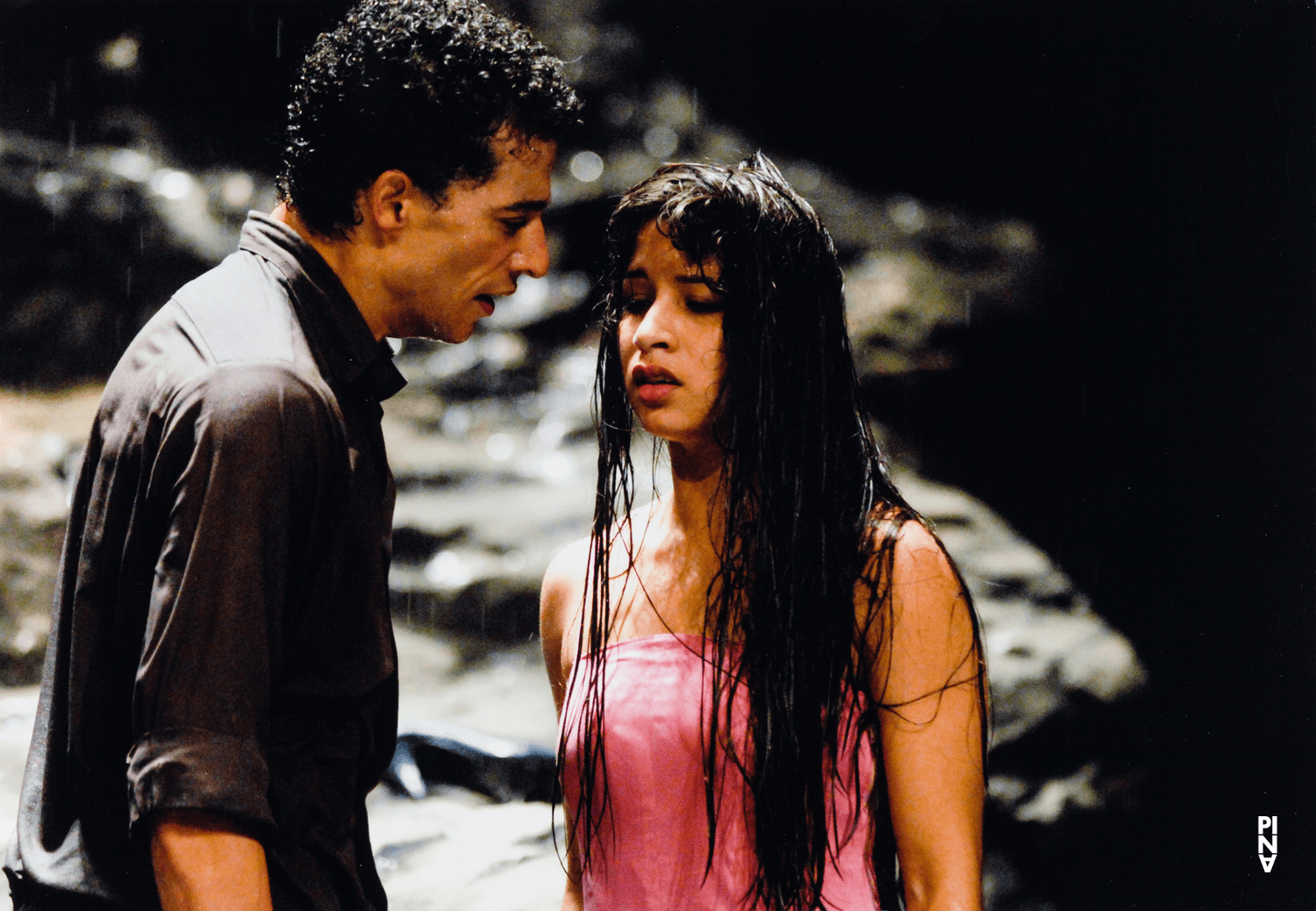 Fernando Suels Mendoza and Silvia Farias Heredia in “Vollmond (Full Moon)” by Pina Bausch