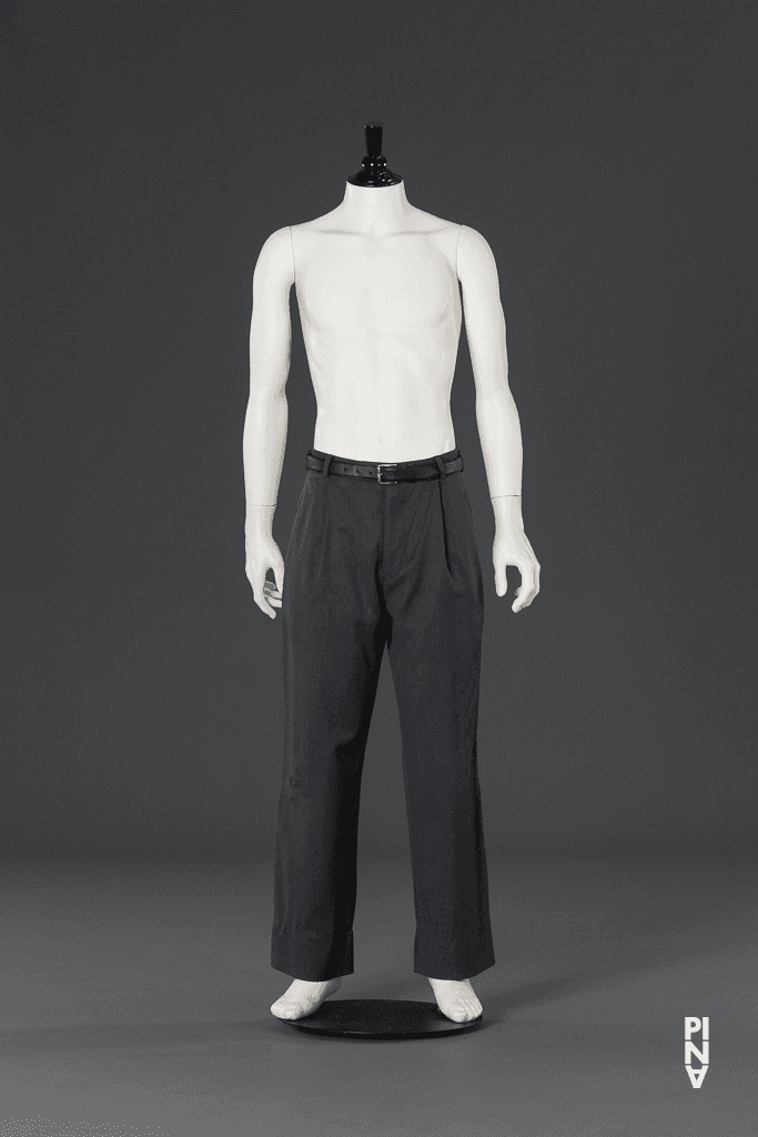 Trousers worn by Rainer Behr in “Vollmond (Full Moon)” by Pina Bausch