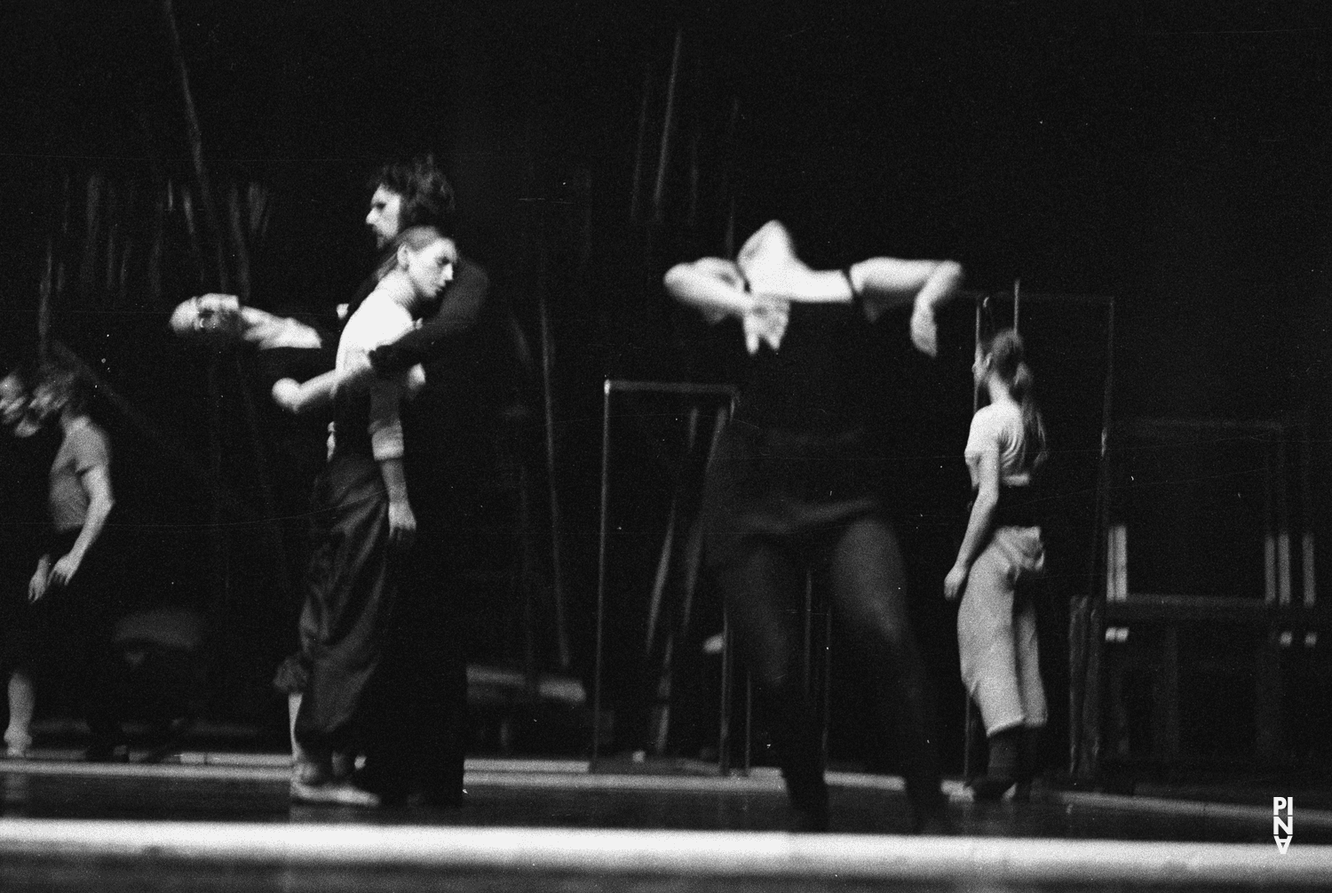 Hiltrud Blanck and Barry Wilkinson in “Wind From West” by Pina Bausch