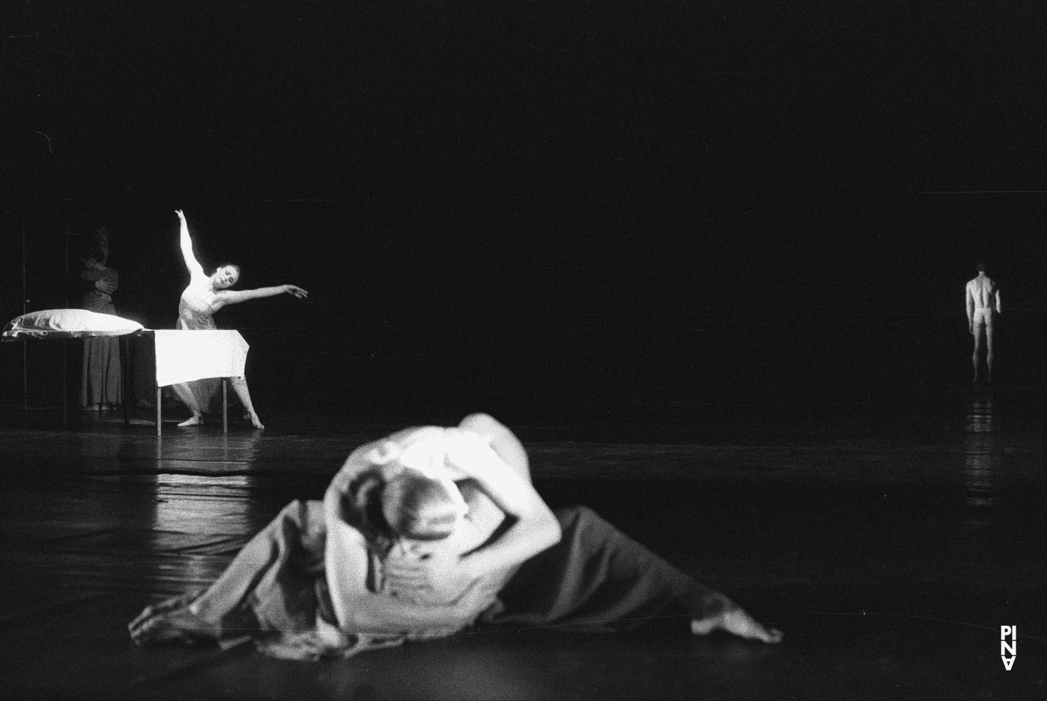 Tjitske Broersma, Marlis Alt and Josephine Ann Endicott in “Wind From West” by Pina Bausch