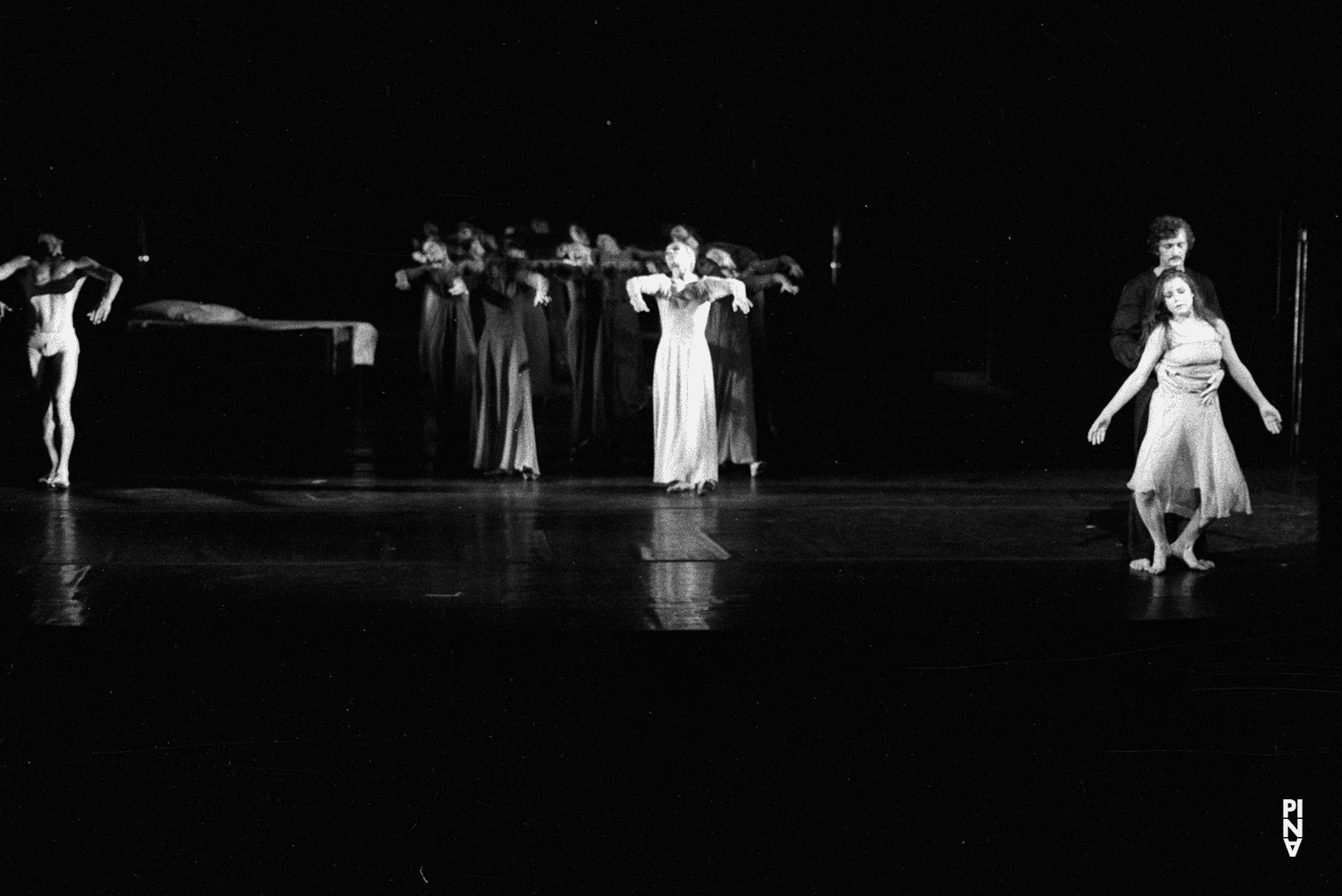 Josephine Ann Endicott, Jan Minařík and Monika Sagon in “Wind From West” by Pina Bausch