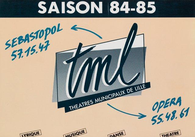 Spielzeitprogramm zu „Kontakthof“ von Pina Bausch mit Tanztheater Wuppertal in Lille, 04.12.1984–06.12.1984