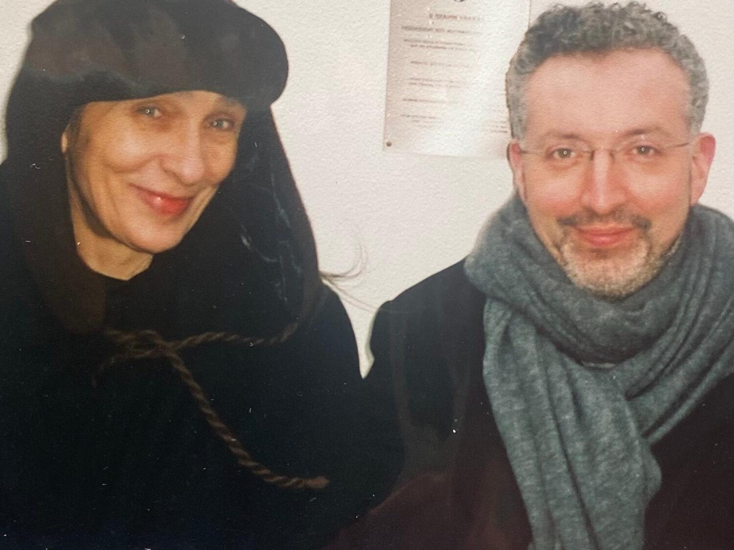 <p>Pina Bausch and Michael Morris</p>