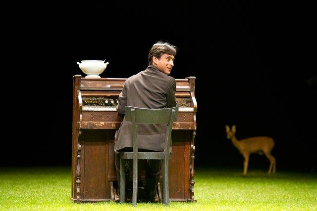 Eddie Martinez in “1980 – A Piece by Pina Bausch” by Pina Bausch with Tanztheater Wuppertal at Opernhaus Wuppertal (Germany), April 4, 2012