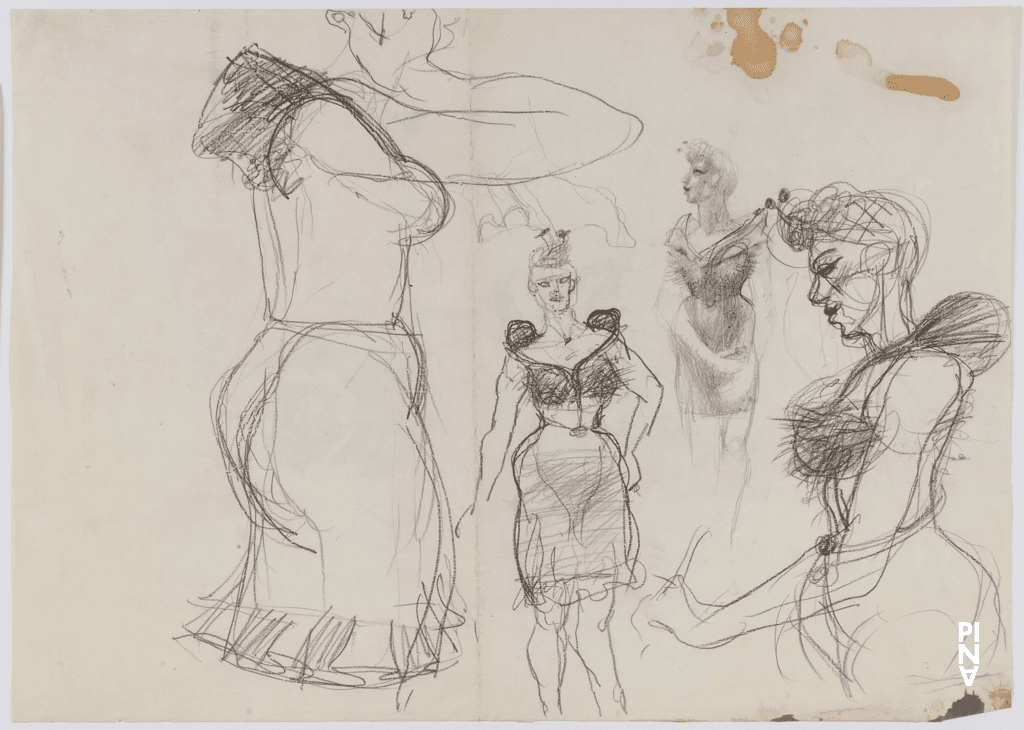 Kostümzeichnung von Rolf Borzik