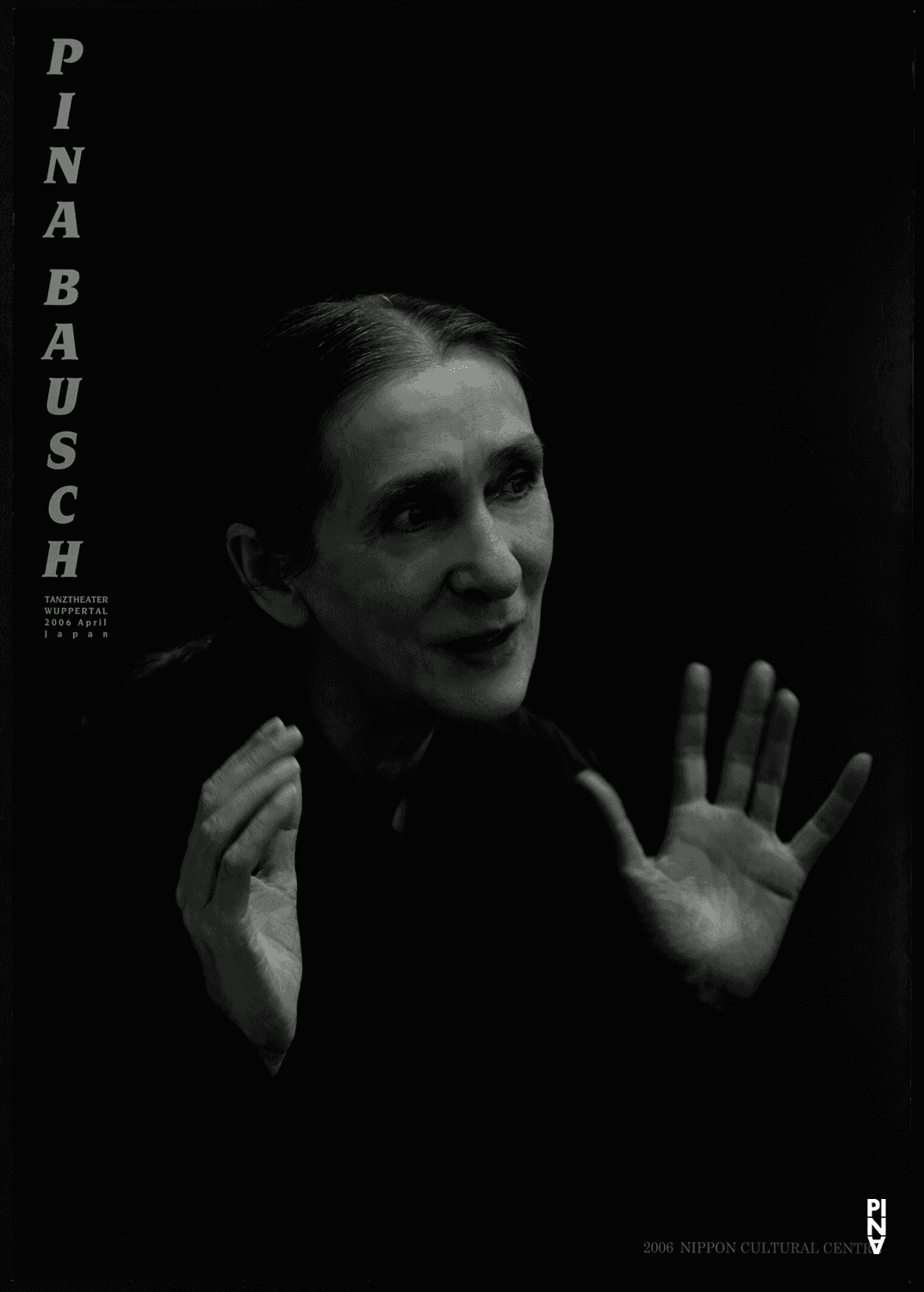 Plakat zu „Café Müller“ und „Das Frühlingsopfer“ von Pina Bausch in Tokio, 06.04.2006–16.04.2006