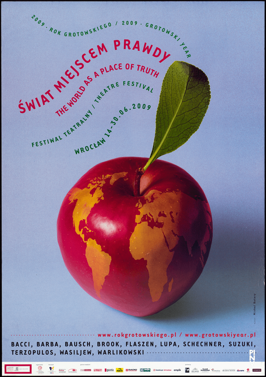 Plakat zu „Nefés“ von Pina Bausch in Breslau, 14.06.2009–30.06.2009