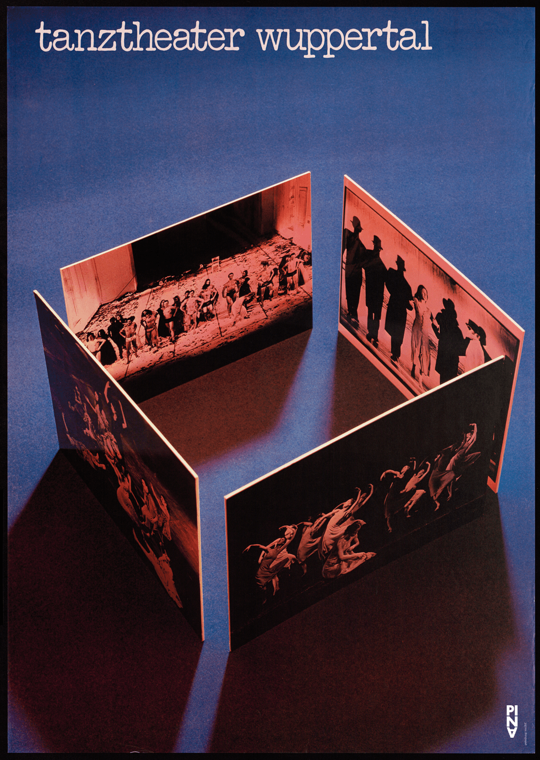 Poster for “Come Dance With Me”, “Renate wandert aus (Renate Emigrates)”, “The Rite of Spring” and “The Seven Deadly Sins” by Pina Bausch (in Wuppertal)