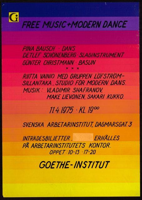 Affiche, 11 avril 1975