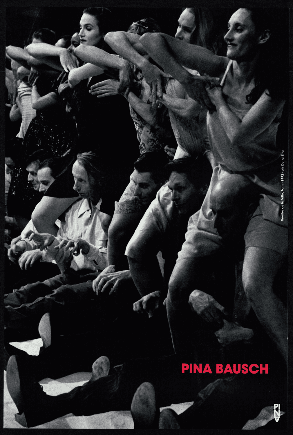 Affiche de « Tanzabend II » de Pina Bausch à Paris, 23 juin 1992 – 4 juil. 1992