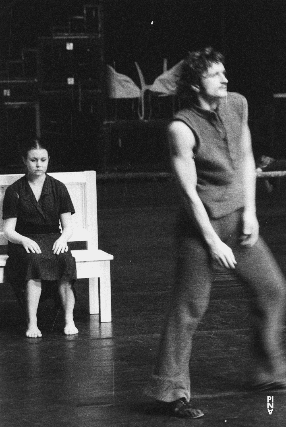 Jan Minařík and Josephine Ann Endicott in “Adagio – Five Songs by Gustav Mahler” by Pina Bausch
