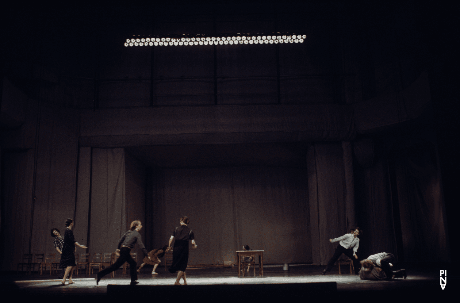 Dominique Mercy, Jan Minařík and Ed Kortlandt in “Adagio – Five Songs by Gustav Mahler” by Pina Bausch