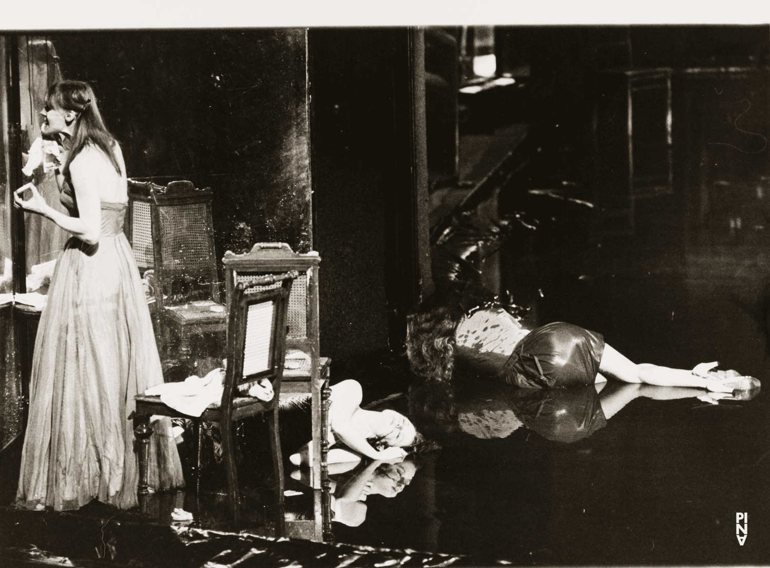 Silvia Kesselheim, Josephine Ann Endicott and Melanie Lien Palm in “Arien” by Pina Bausch